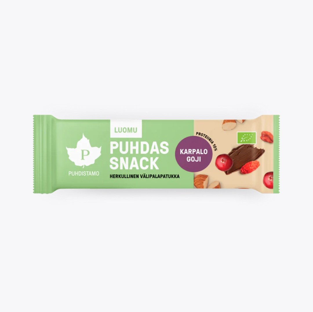 Puhdistamo Puhdas Snack – Marjainen – 40 g Puhdistamo Puhdas Snack - Marjainen - 40 g