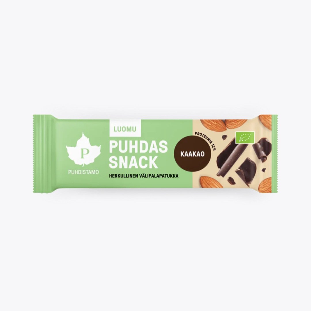 Puhdistamo Puhdas Snack – Kaakao – 40 g Puhdistamo Puhdas Snack - Kaakao - 40 g
